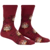 Yule Log Men's Crew Socks